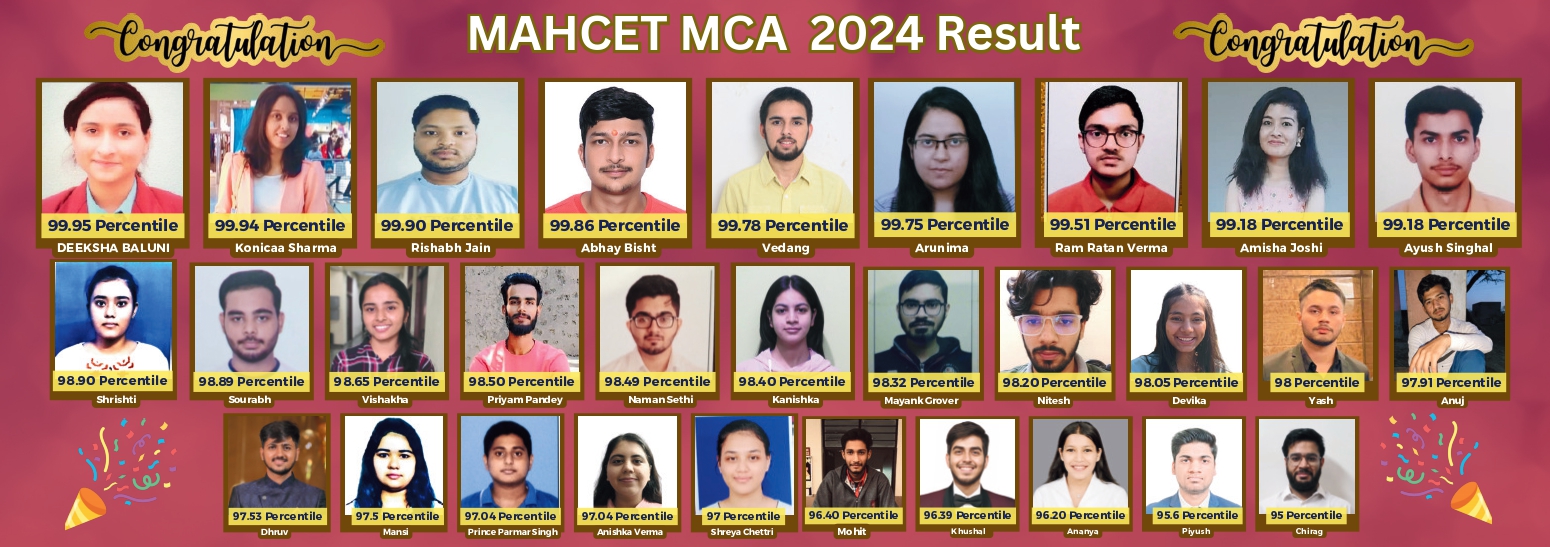 MAH CET MCA Ranks