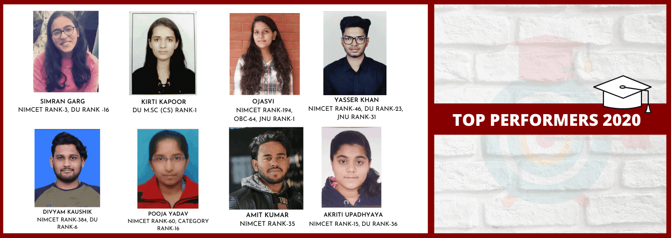 Nimcet Top Performers 2020